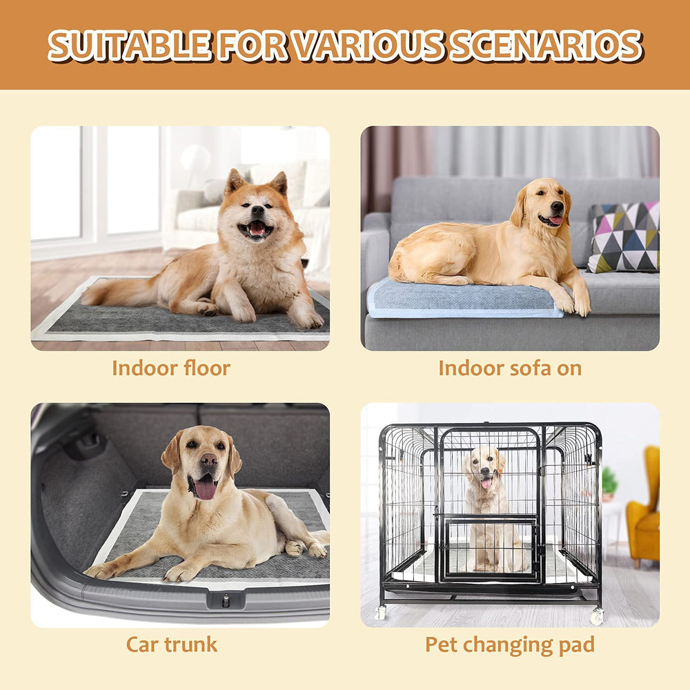 HIDOGGYLD indoor-outdoor puppy pads suit multiple pet settings