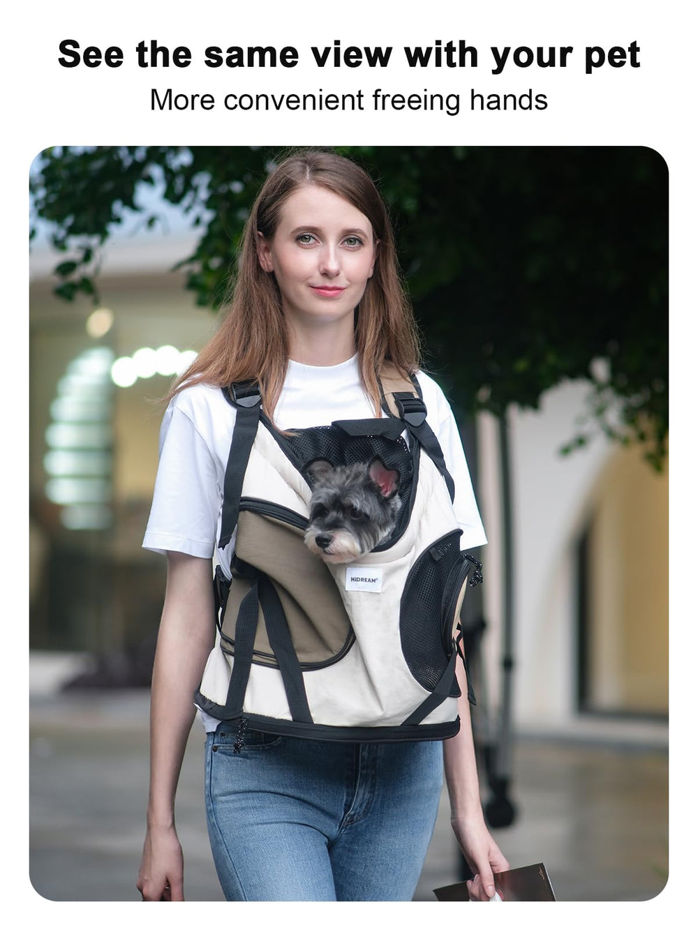 H HIDREAM breathable mesh top and sides beige for airflow and comfort.