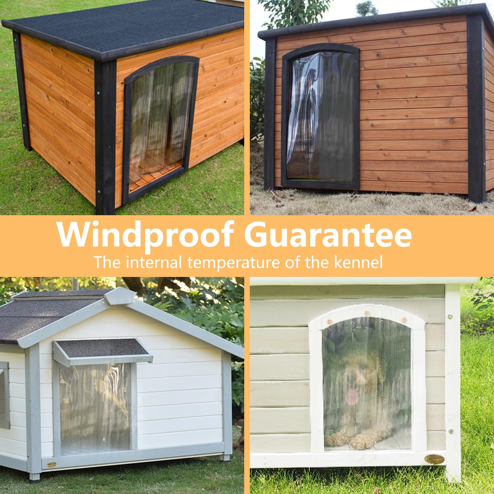 HIDROSIL sturdy PVC flap stands up to temperature changes without easily breaking.