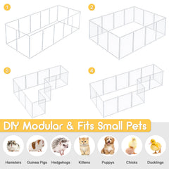 Hiflora playpen triple stability with clip zip and tape for sturdiness
