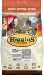 Higgins Vita Seed Cockatiel Food bag shows balanced nutrition for cockatiels' energy and plumage