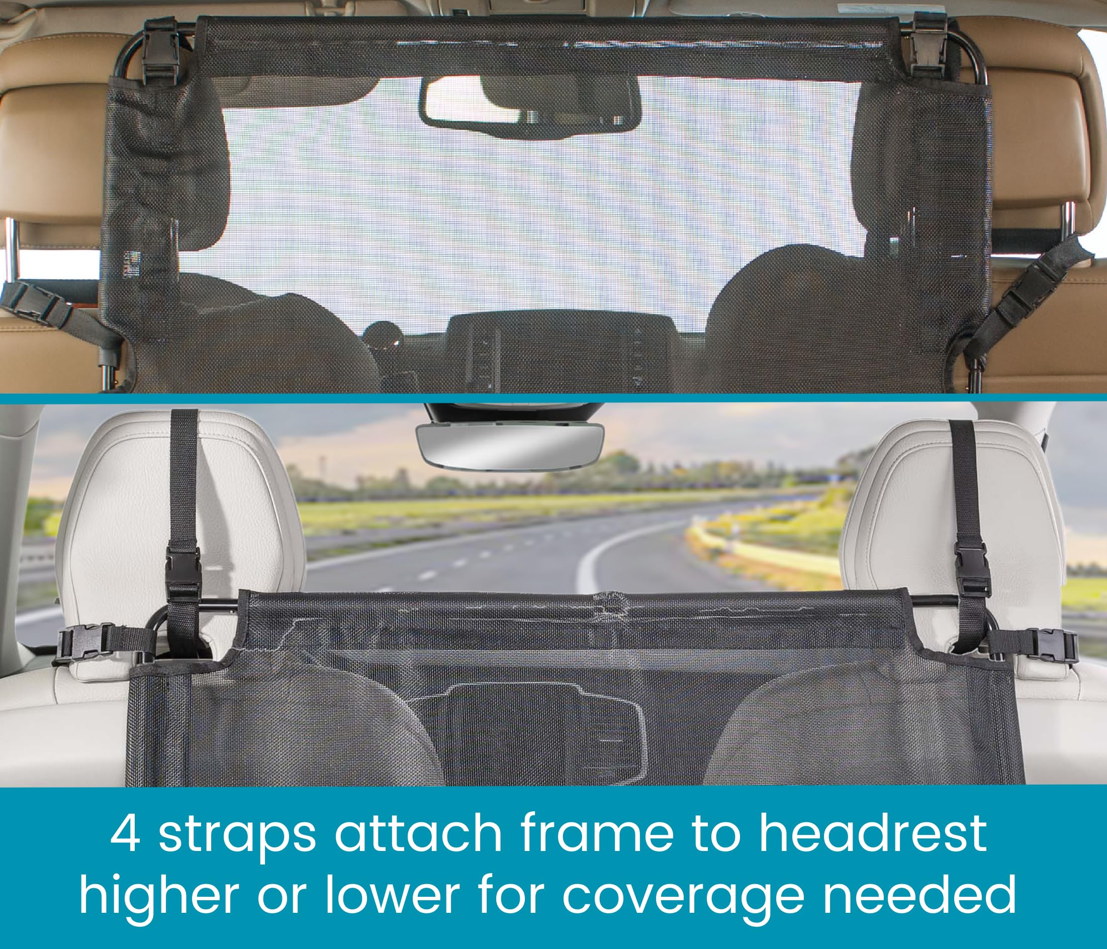 High Road adjustable height preserves rear view across vehicle types