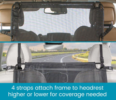 High Road adjustable height preserves rear view across vehicle types