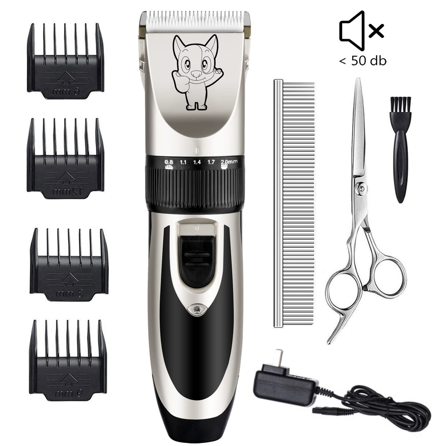 Highdas clippers cordless rechargeable design enables flexible grooming anywhere.