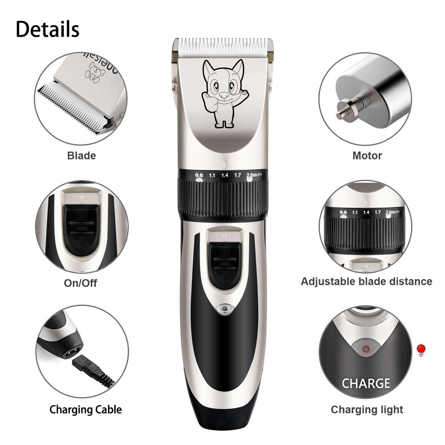 Highdas easy-clean design simplifies maintenance after grooming sessions.