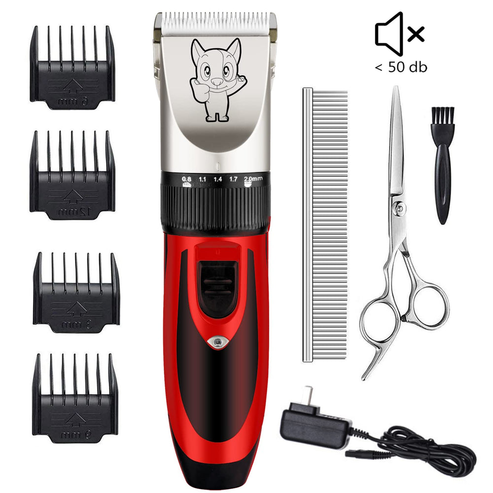 Highdas dog grooming kit cordless design enables flexible grooming away from outlets.