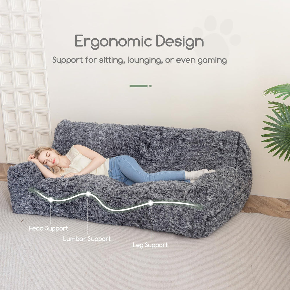 HIGOGOGO armrests-backrest closeup demonstrates portable comfort for indoor or outdoor lounging.