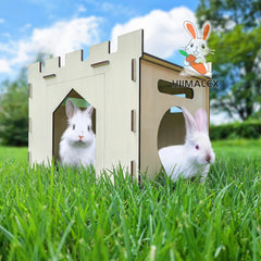 HIIMALEX bunny house easy assembly shows quick setup for busy owners