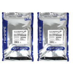 Hikari Sinking Cichlid Gold Pellets bottle pour demonstrates sinking feed for large tropical fish color enhancement