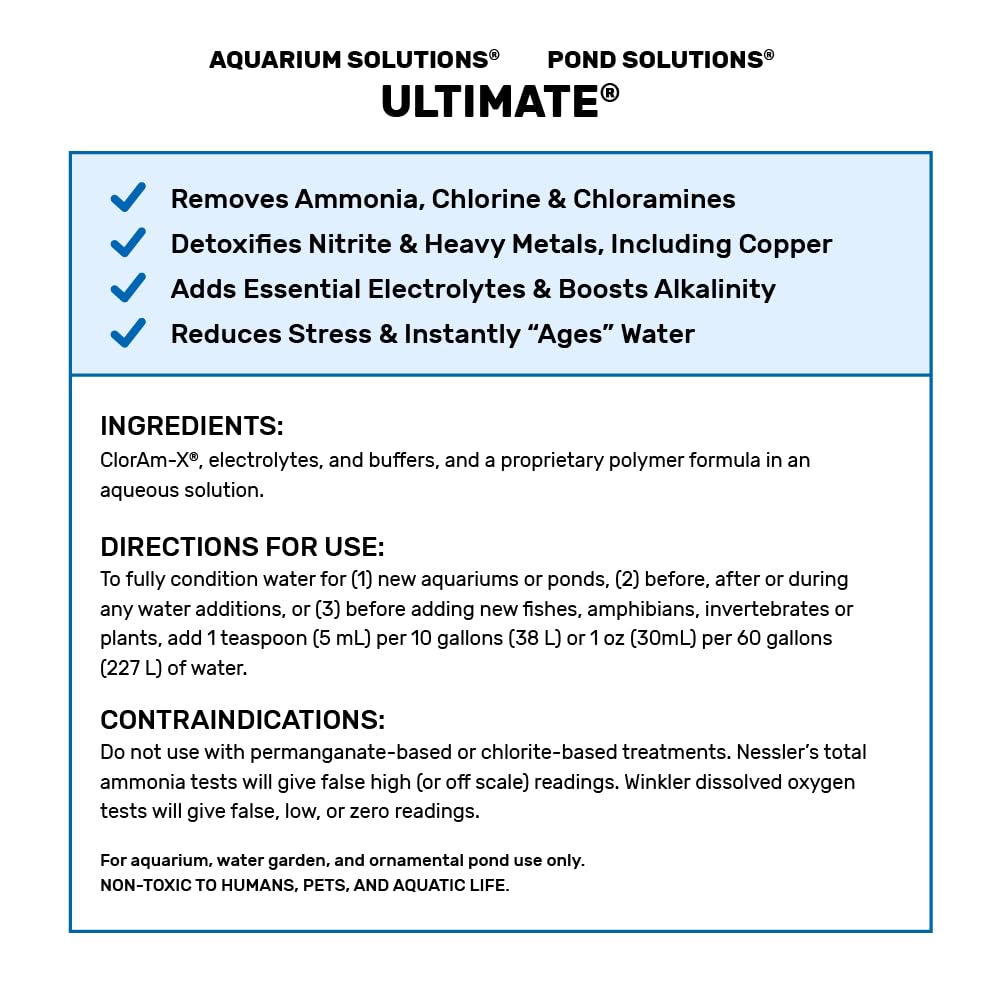 Hikari Ultimate Chloram-X drops application demonstrates quick, effective water conditioning.