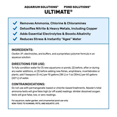 Hikari Ultimate Chloram-X drops application demonstrates quick, effective water conditioning.