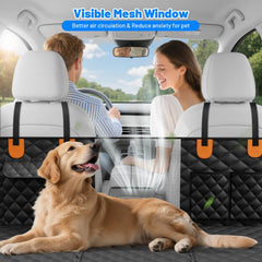 HikeSeptPals non-slip bottom prevents dog from sliding during drives.