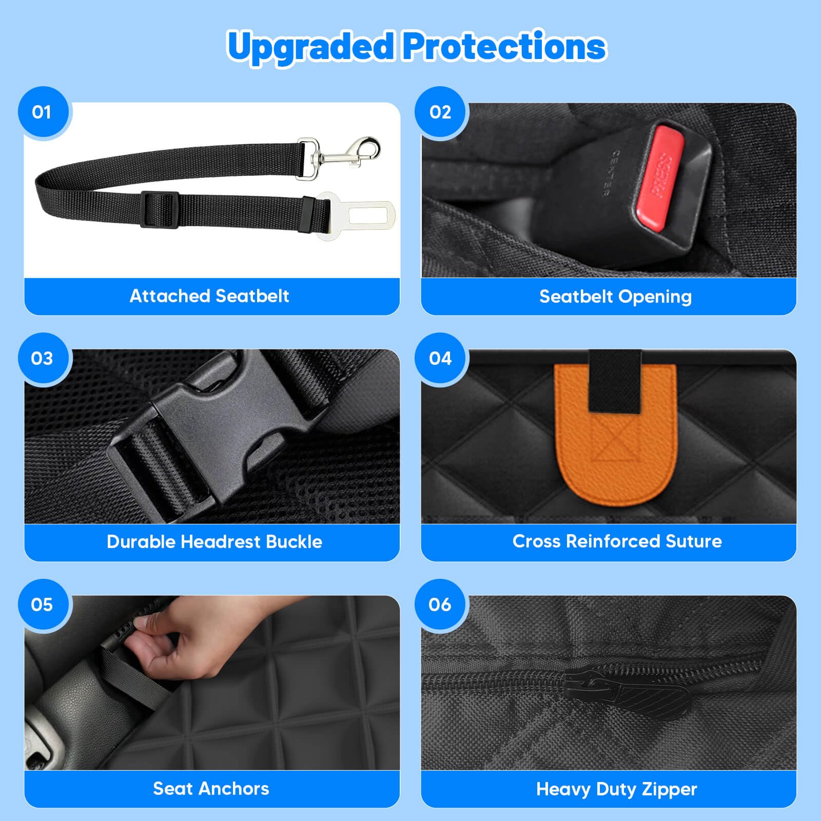 HikeSeptPals quick installation fits most cars and SUVs in seconds.