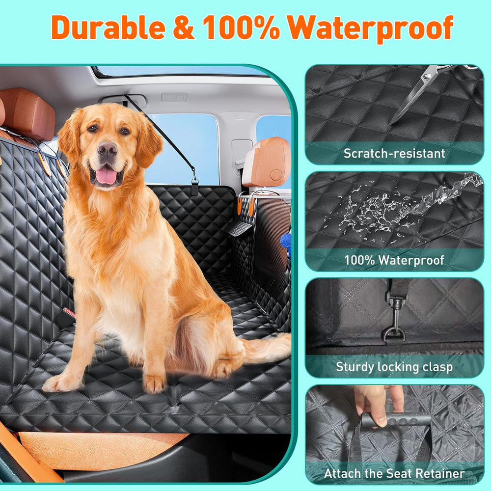 HikeSeptPals storage pockets hold toys and treats for organized road trips
