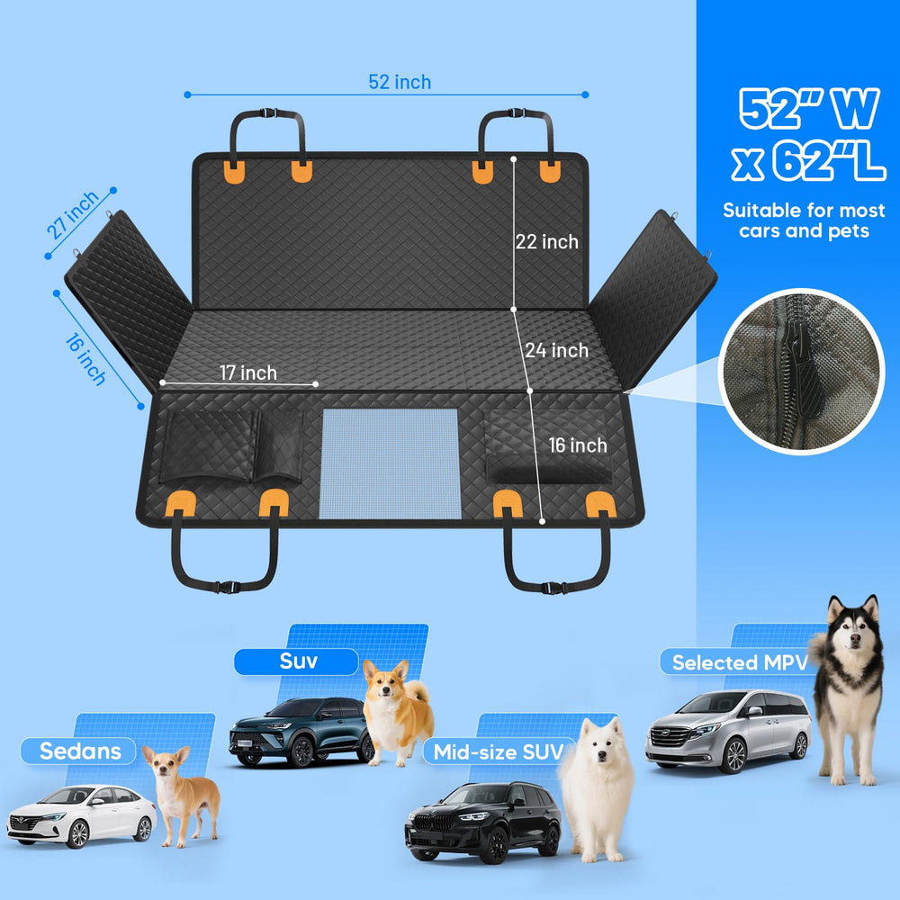 HikeSeptPals storage pockets hold toys and treats for quick access.