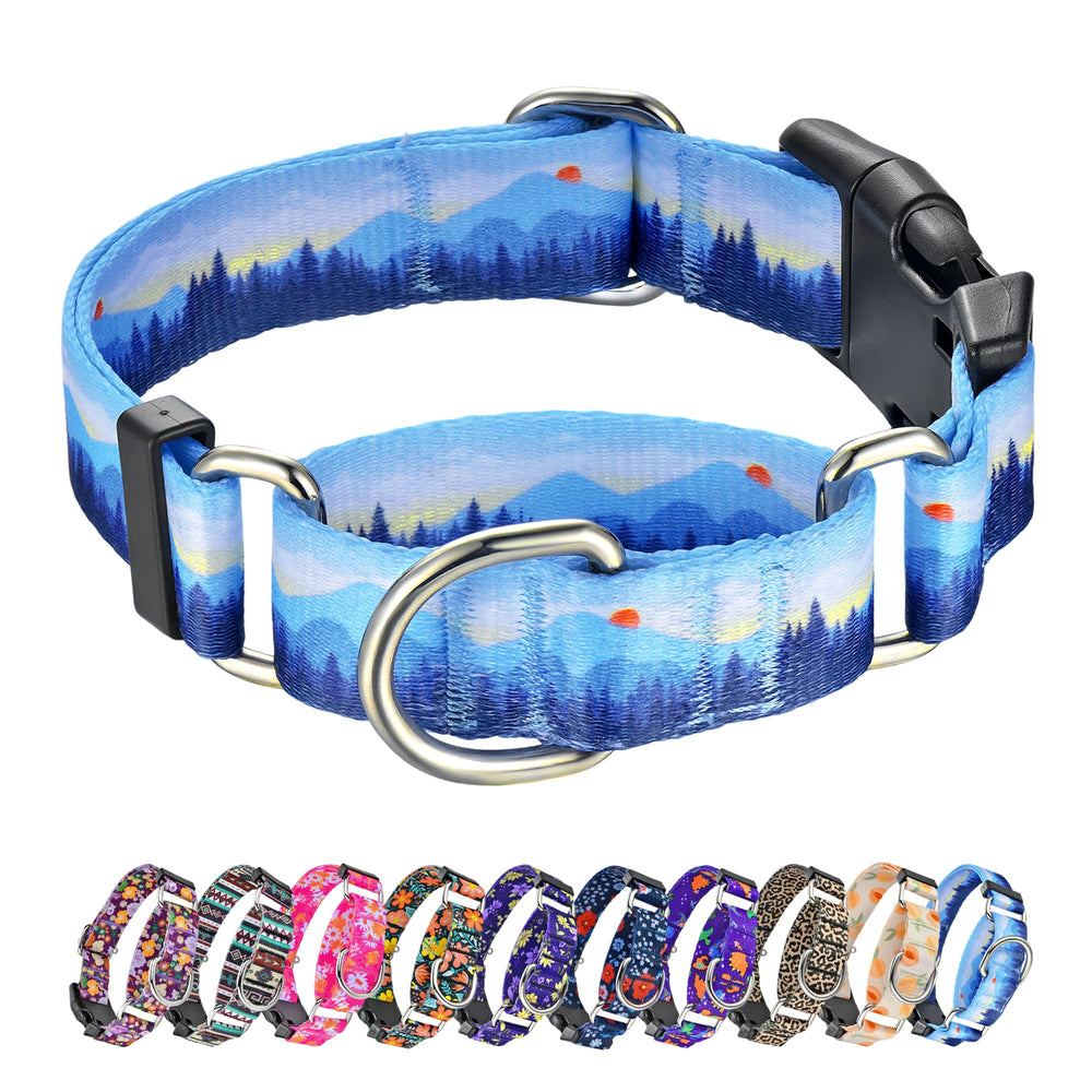 Hikiko Martingale Collar with soft nylon material for comfortable daily wear.