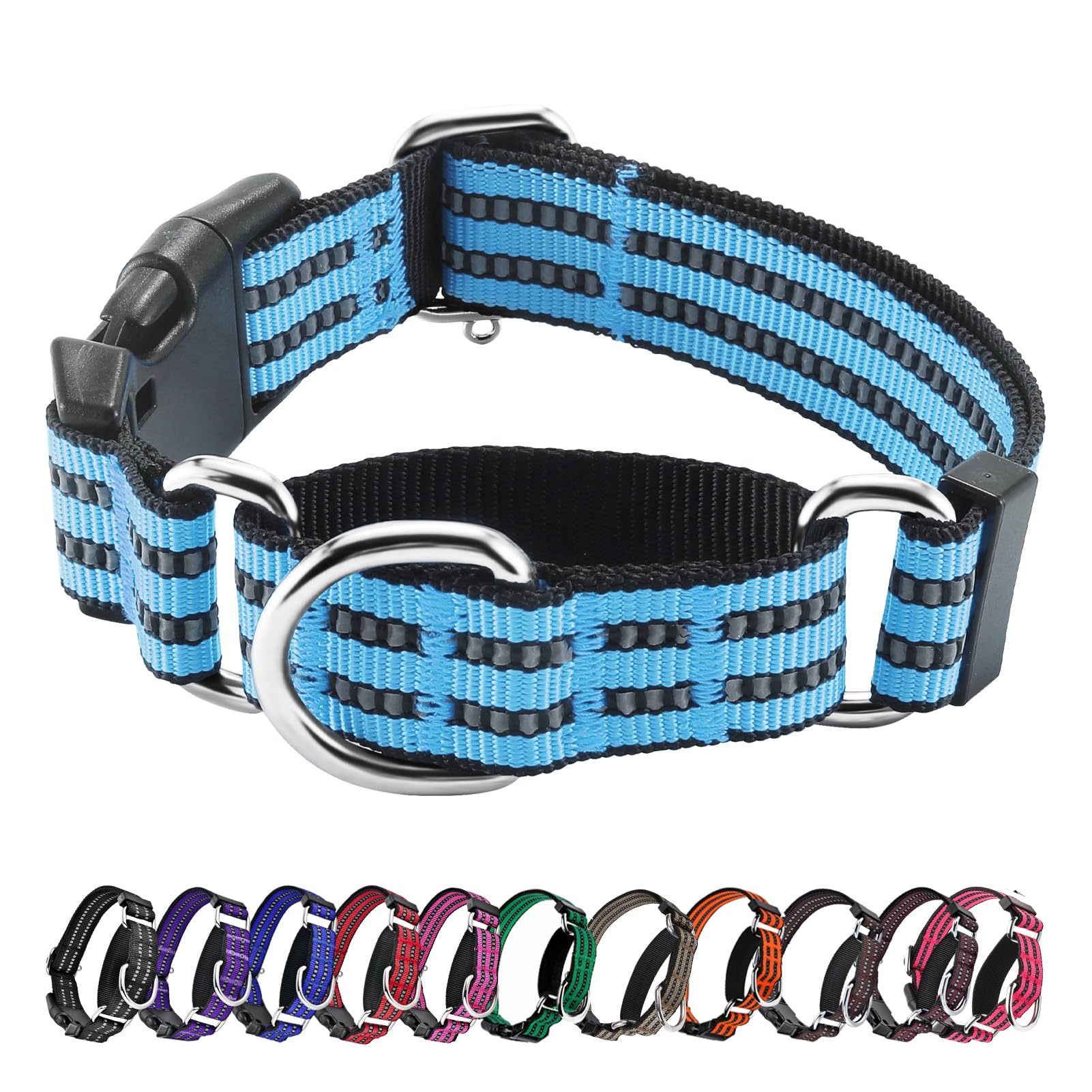 Hikiko Martingale Collar showing soft nylon material for daily comfort.