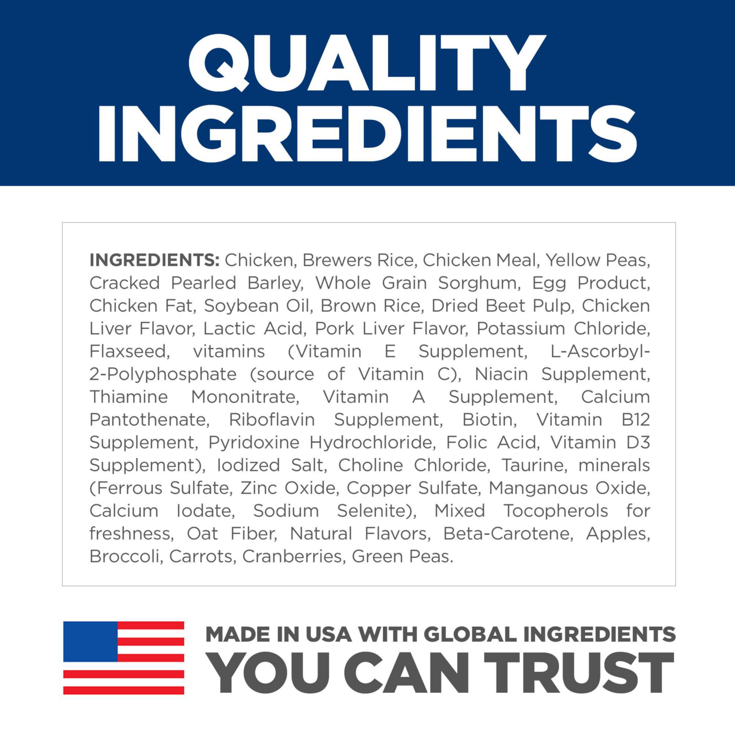 Hill's Science Diet Made-in-USA label