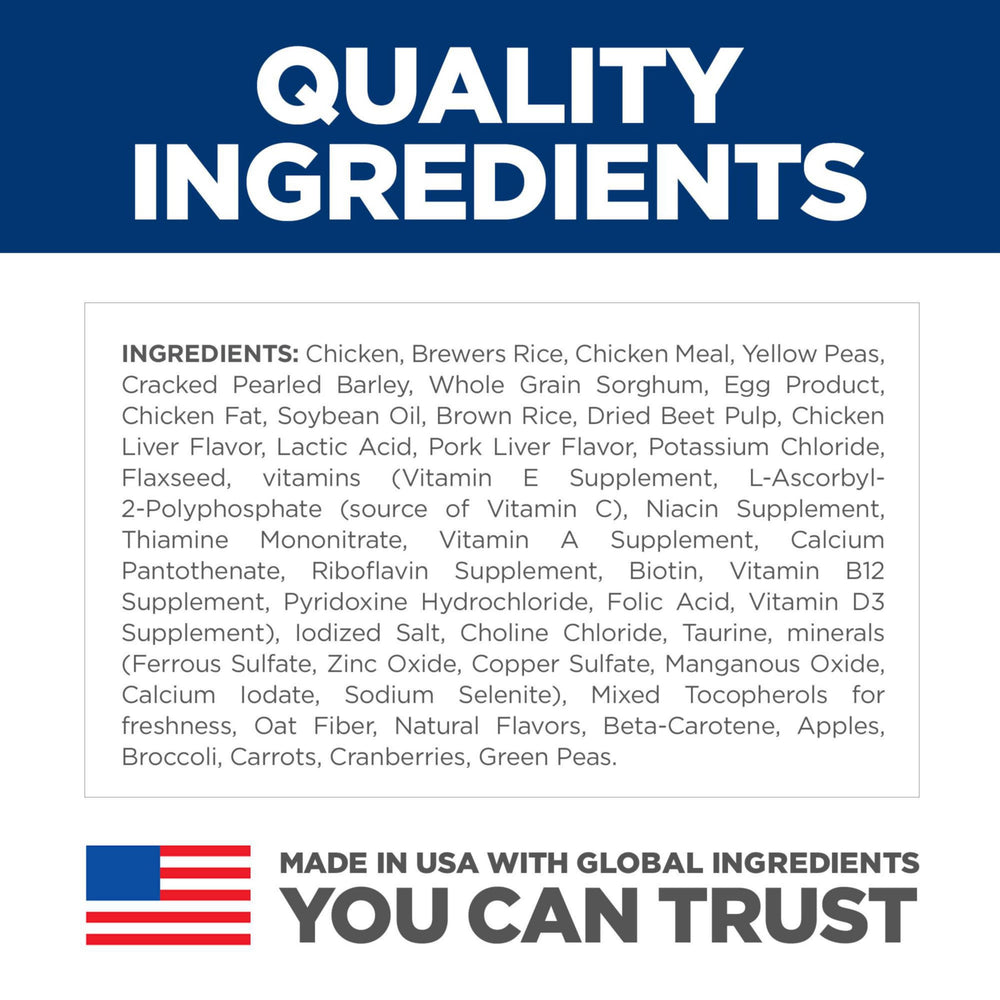 Hill's Science Diet Made-in-USA label