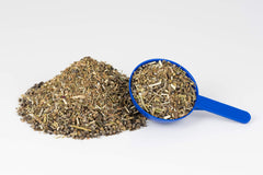 Easy Mare measuring spoon ready for precise dosing.