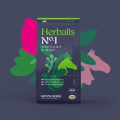 Hilton Herbs Herballs: detalle de orégano y menta, sabor para entrenamiento.