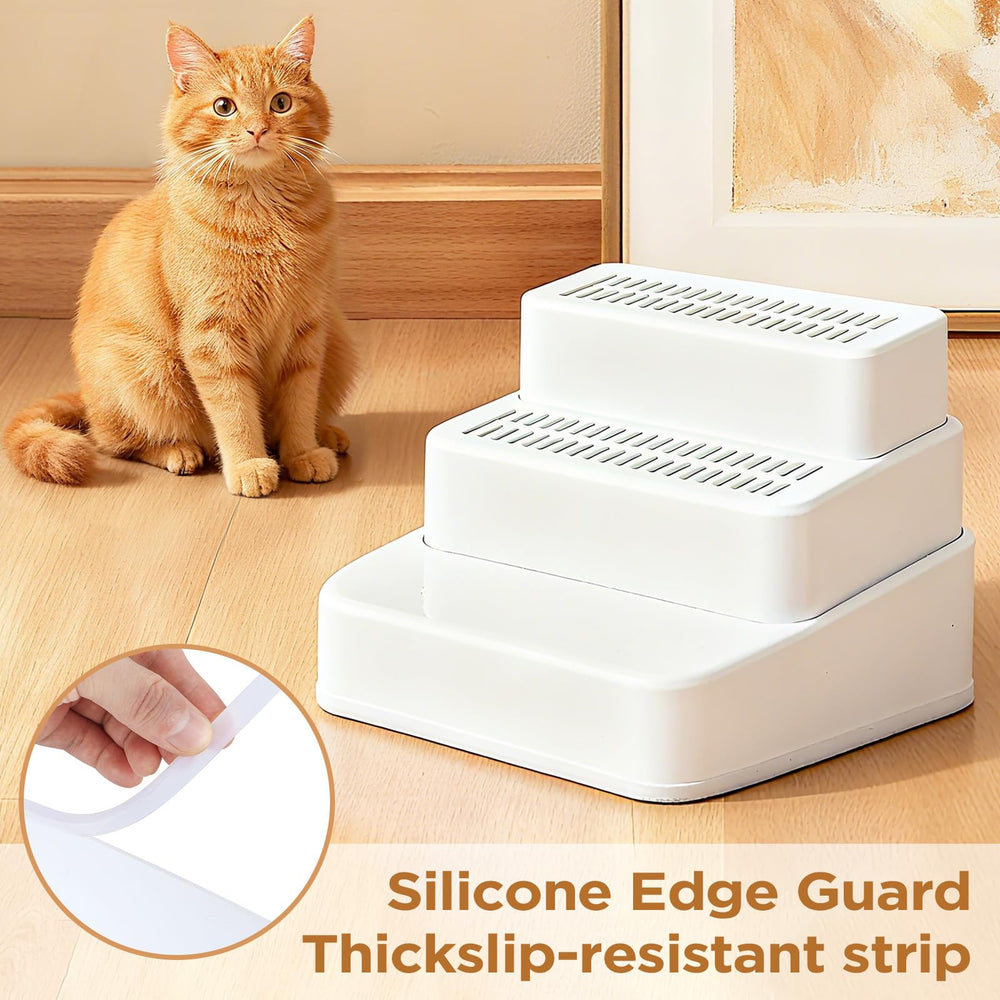 Himake adjustable cat ramp durable-easy-clean shows sturdy, wipe-clean construction.