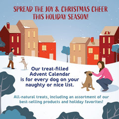 Himalayan Dog Chew Advent Calendar doors—daily anticipation and training moments for dogs.