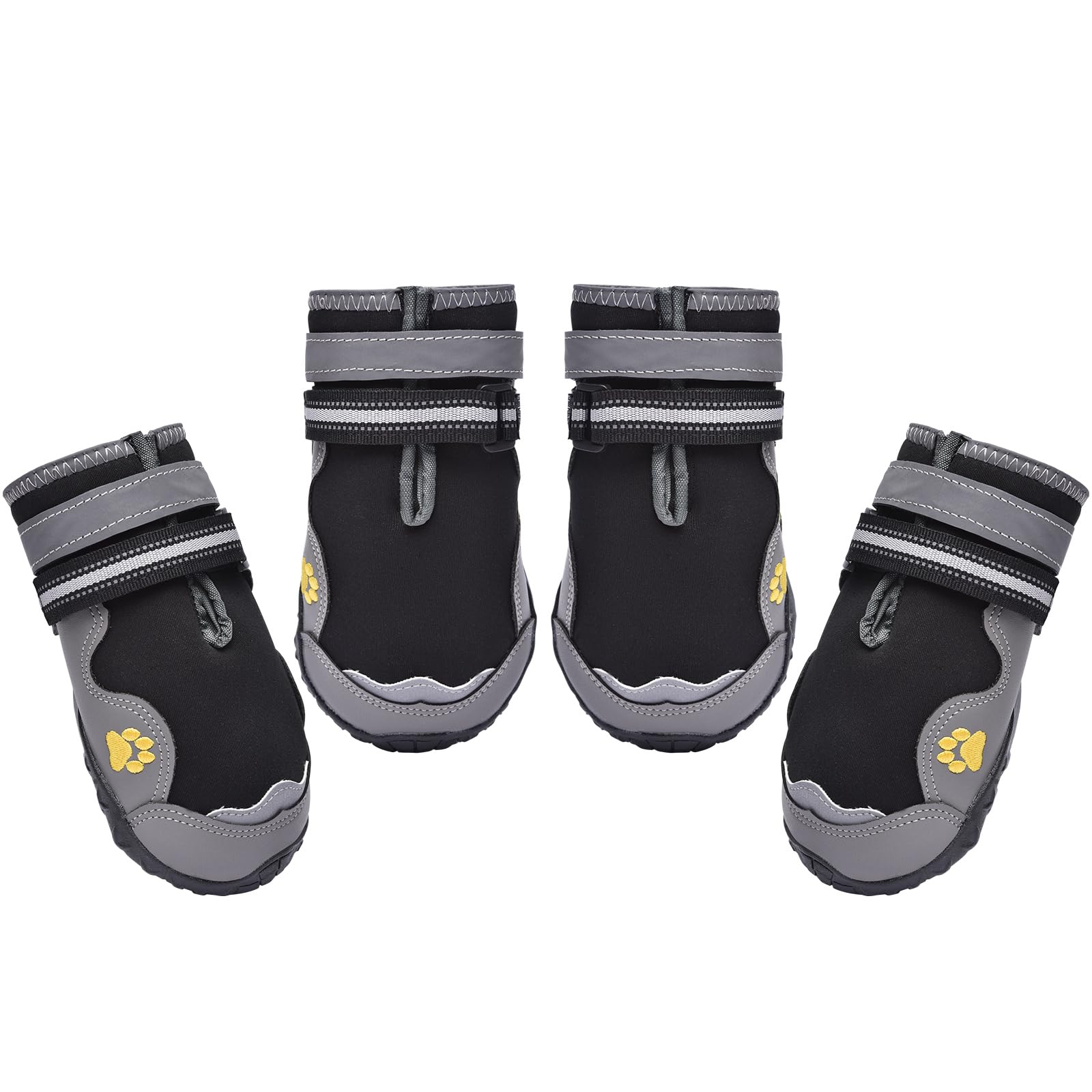 Hipaw dog booties four booties pack highlights complete paw protection set