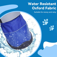 Hipaw dog boots extended cuff coverage to seal out snow and debris.