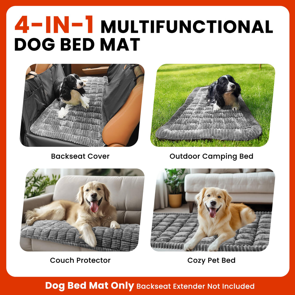 HiPetpy 51-1-inch backseat mat fits most cars for versatile use.
