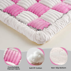 HiPetpy backseat dog bed mat features soft flannel for gentle cushioning on joints