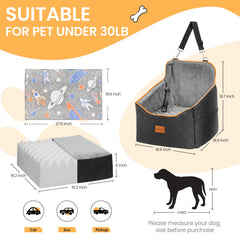 HiPetpy car seat's non-slip bottom keeps your pup steady on any seat.