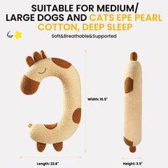 HiPetpy dog pillow machine-washable label highlights easy cleaning for busy owners