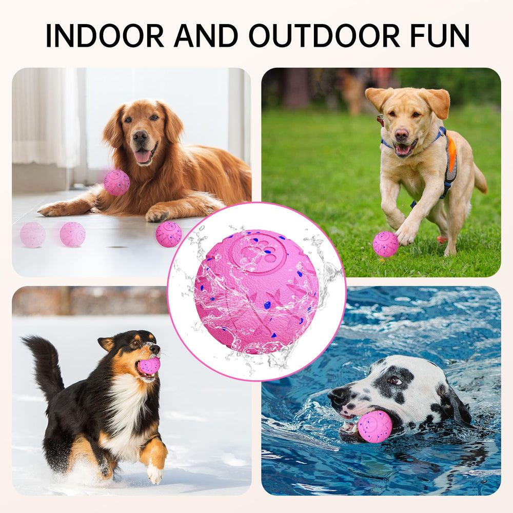 Hipibbo interactive dog ball floating on water for pool and beach play
