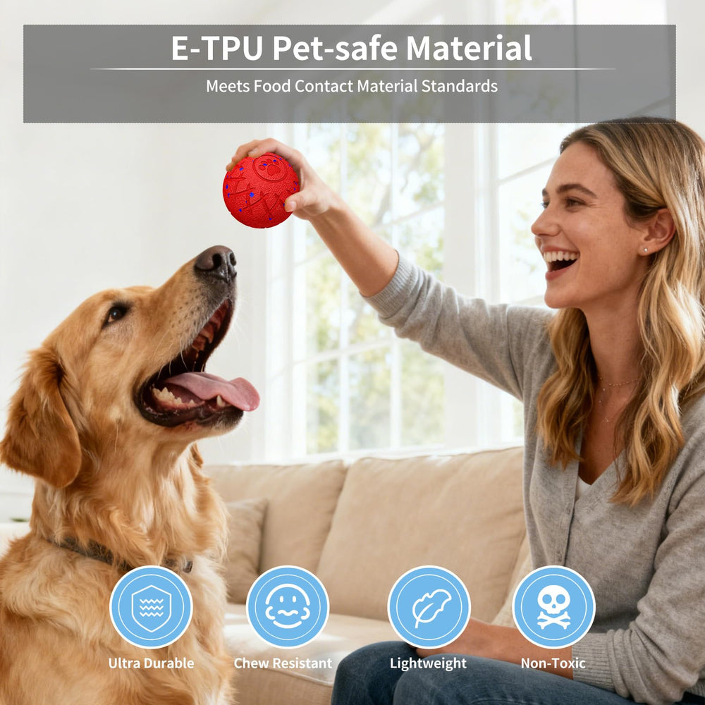 hipibbo interactive dog ball ip54 waterproof demonstrates splash friendly use.