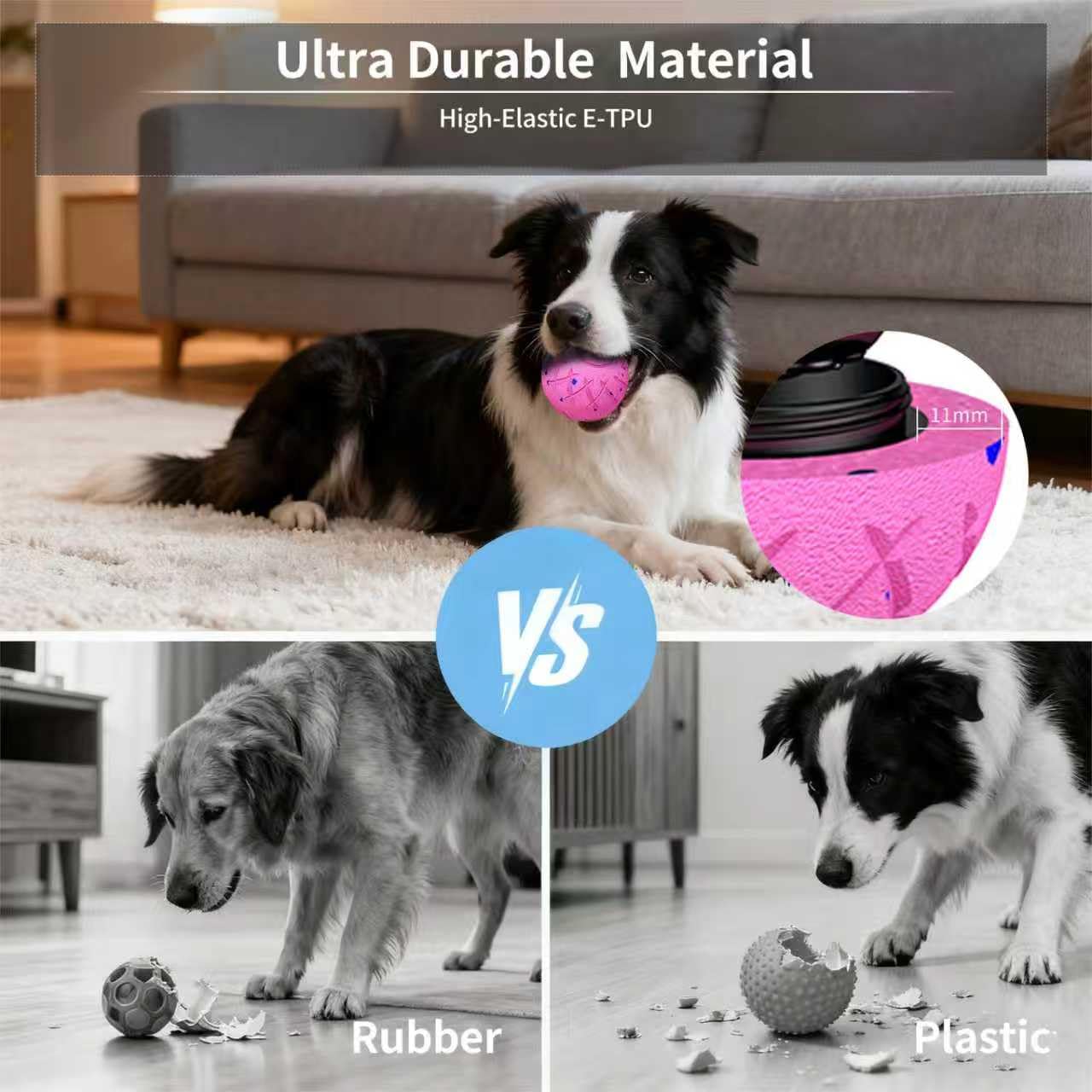 Hipibbo interactive dog ball motion sensor enabling automatic play