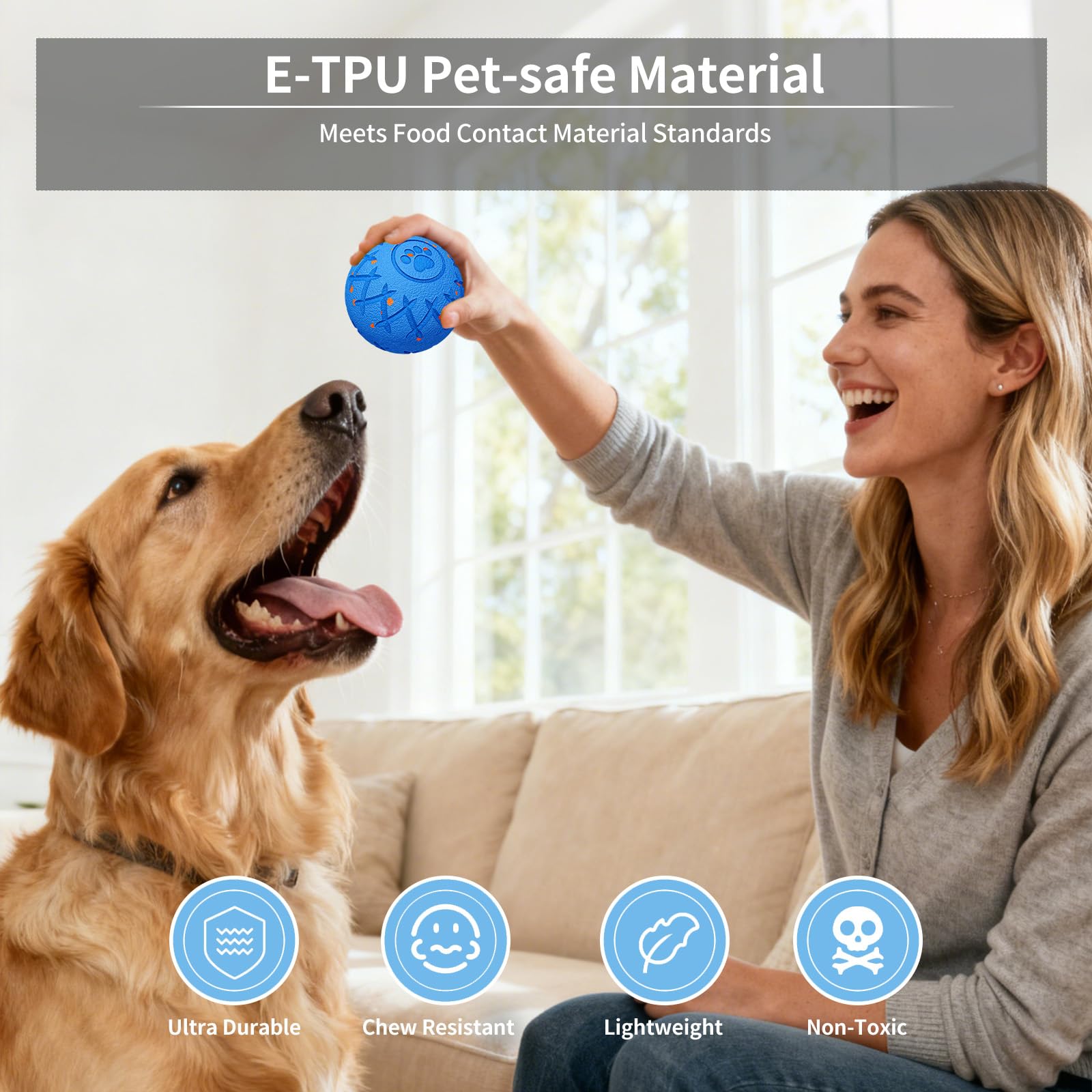 Hipibbo IP54 waterproof ball can be used indoors or outdoors.