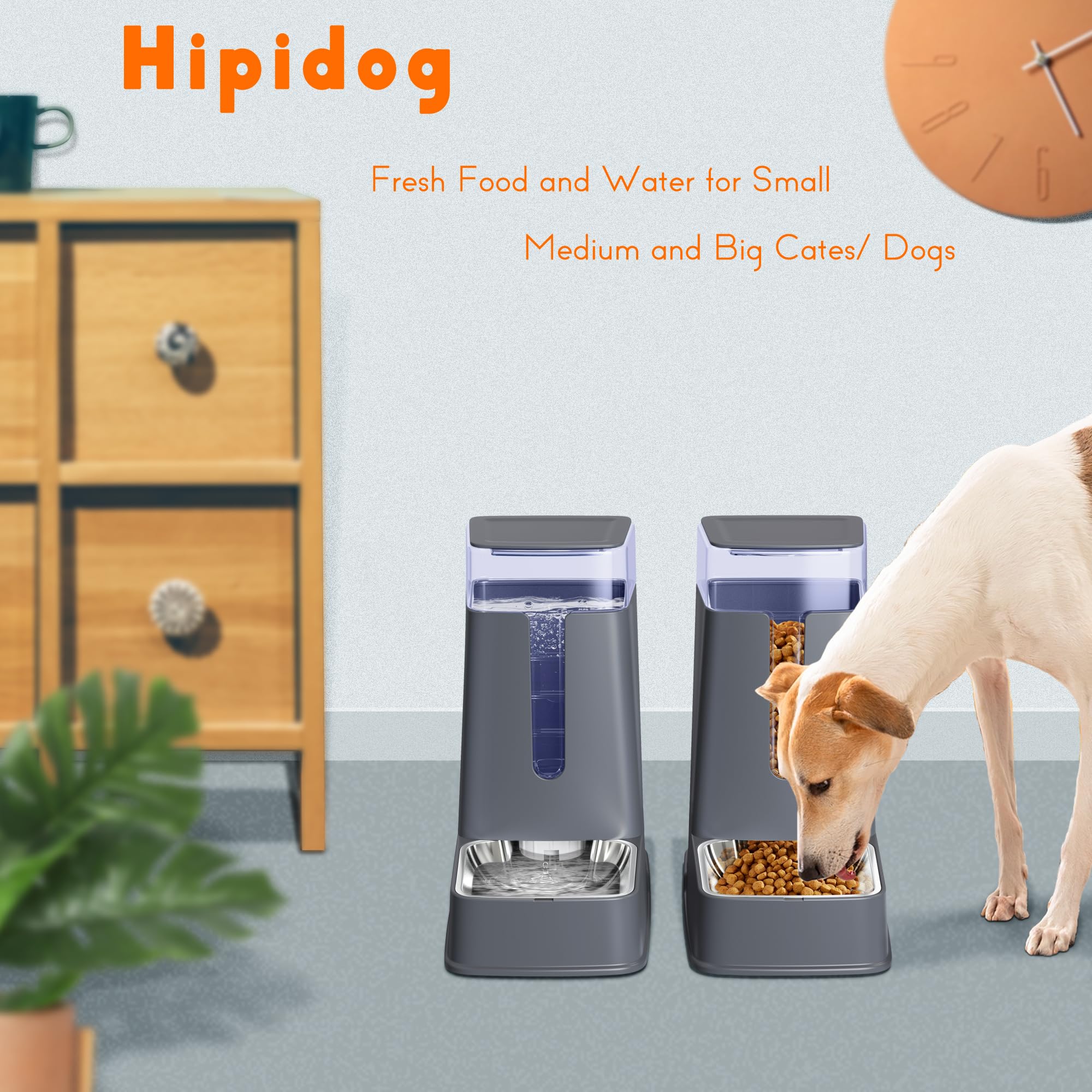 Hipidog 1-gallon capacity suitable for cats and small to medium dogs.