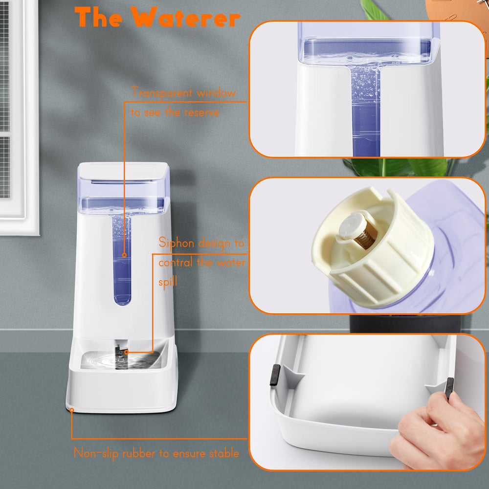Hipidog gravity feeding design uses natural drop method for steady access.