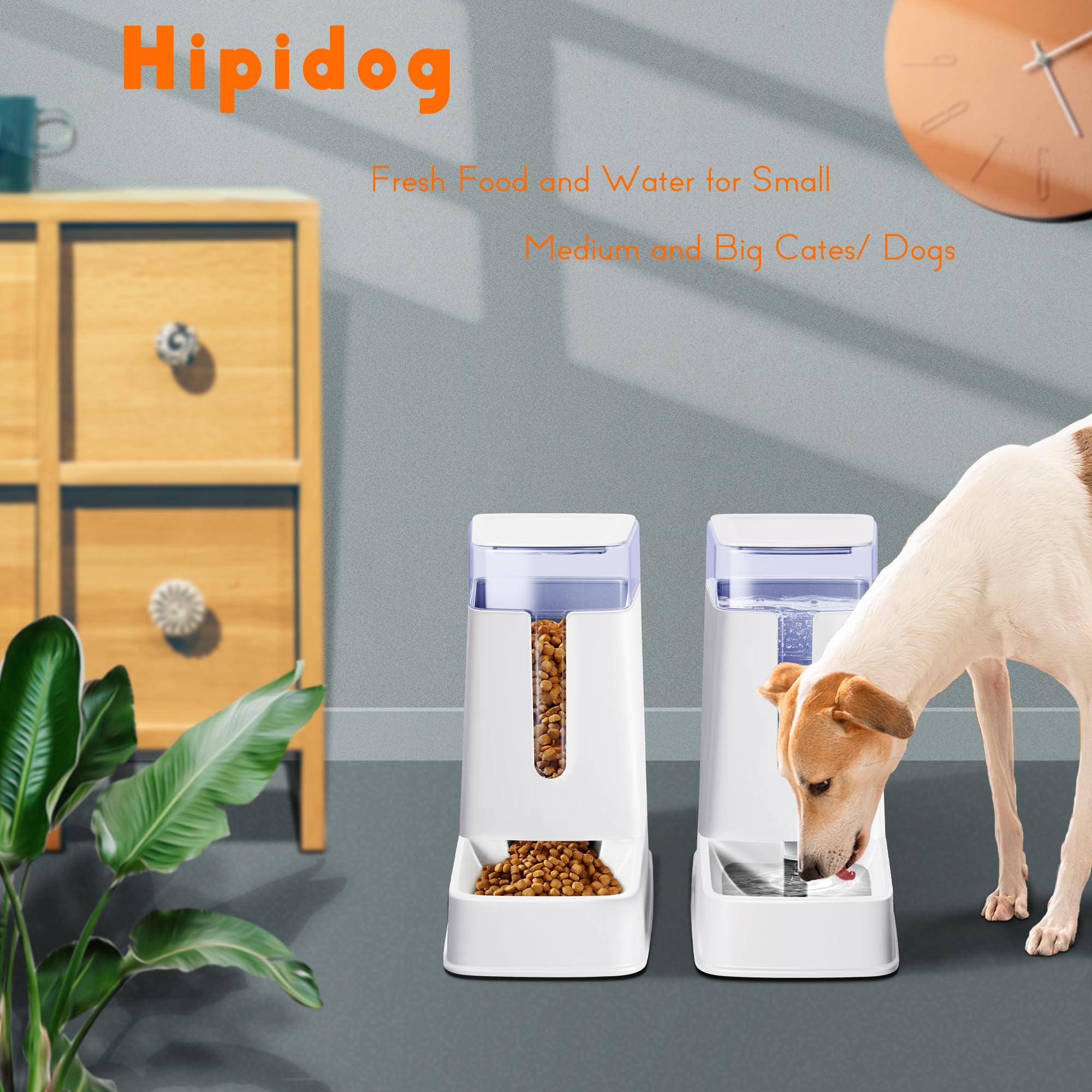 Hipidog siphon device prevents water leakage for tidy setup.