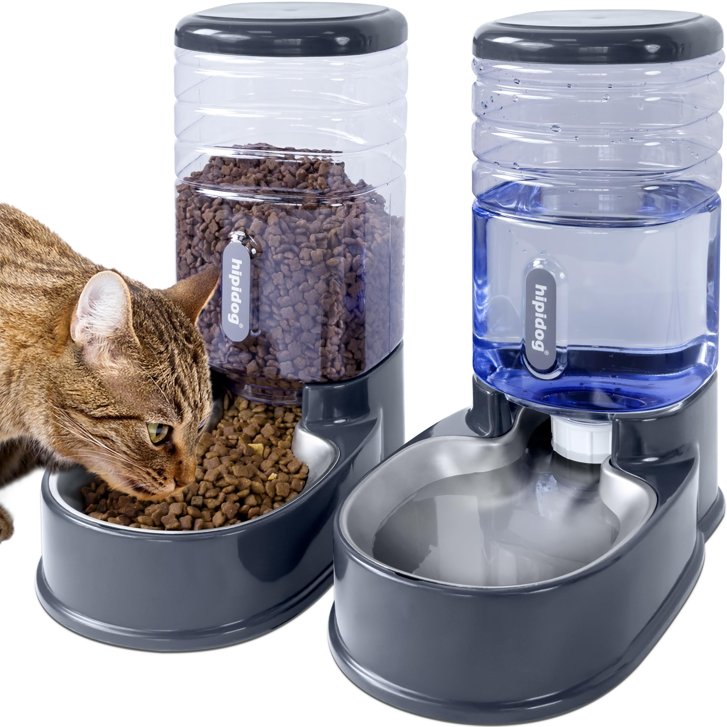 Hipidog stainless-steel bowls demonstrate durable, rust-proof design for long-lasting meals.