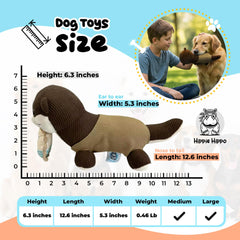 HIPPIE HIPPO otter toy side view for interactive play sessions
