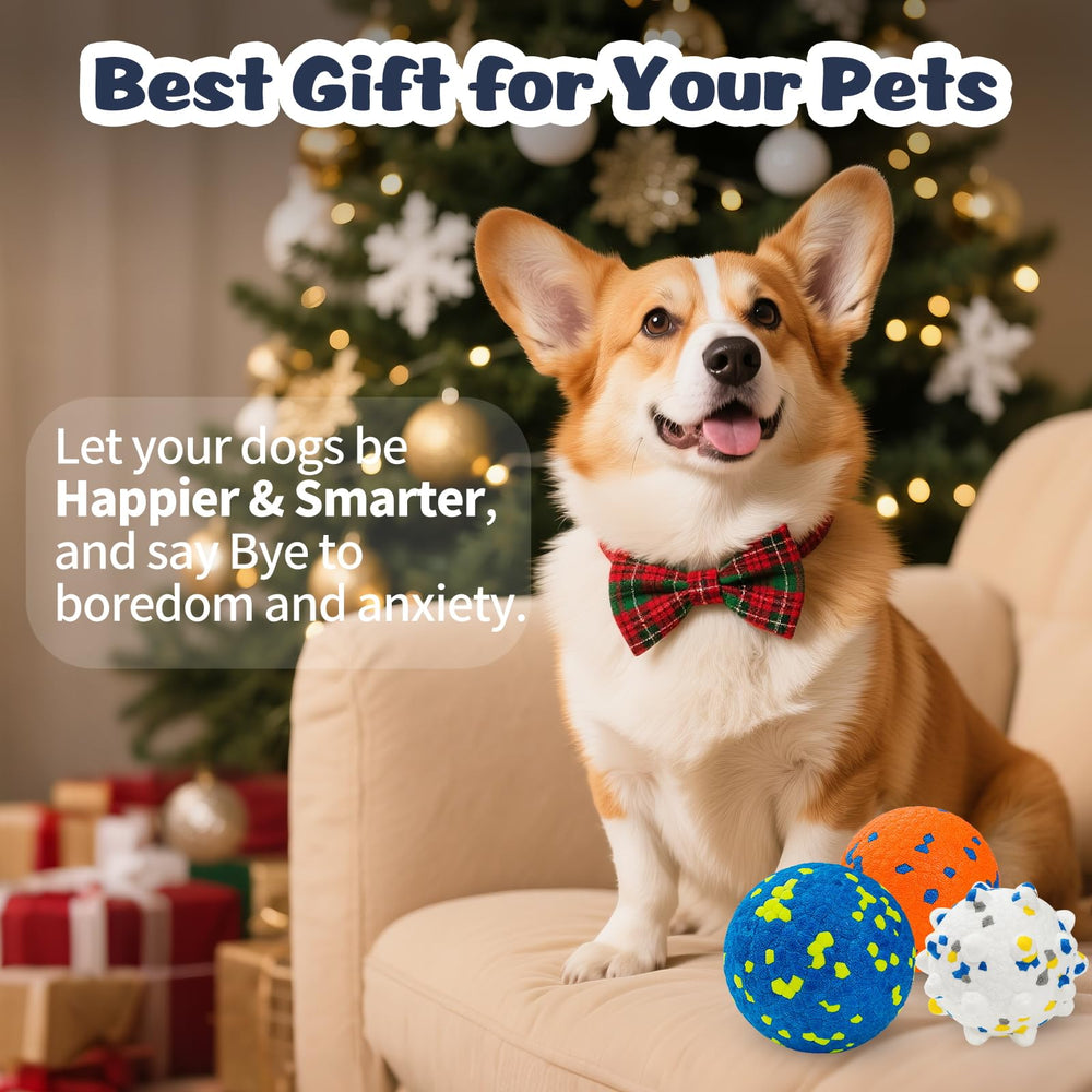 HIPPIH Dog Balls 3pack-Packshot conveys value and ready-to-play convenience.