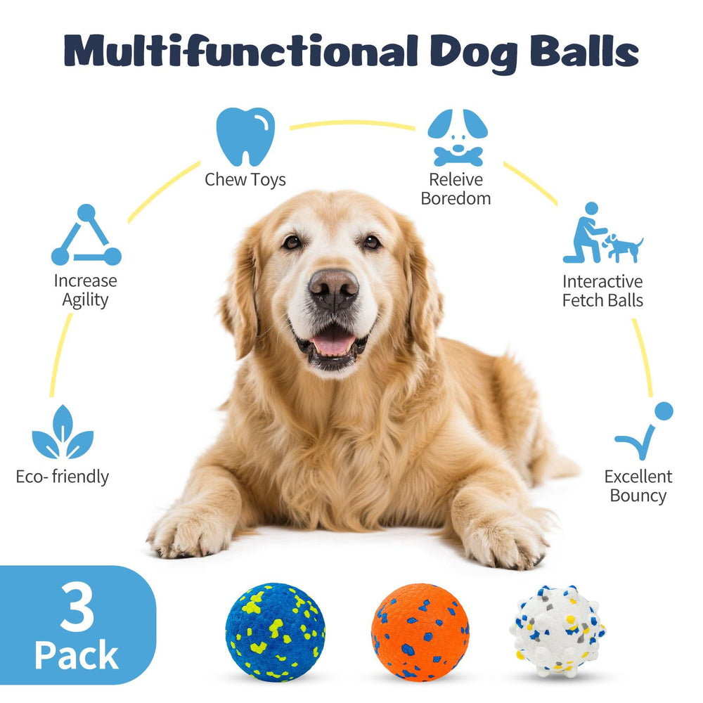 HIPPIH Dog Balls High-Bounce demonstrates strong rebound for energetic chase sessions.