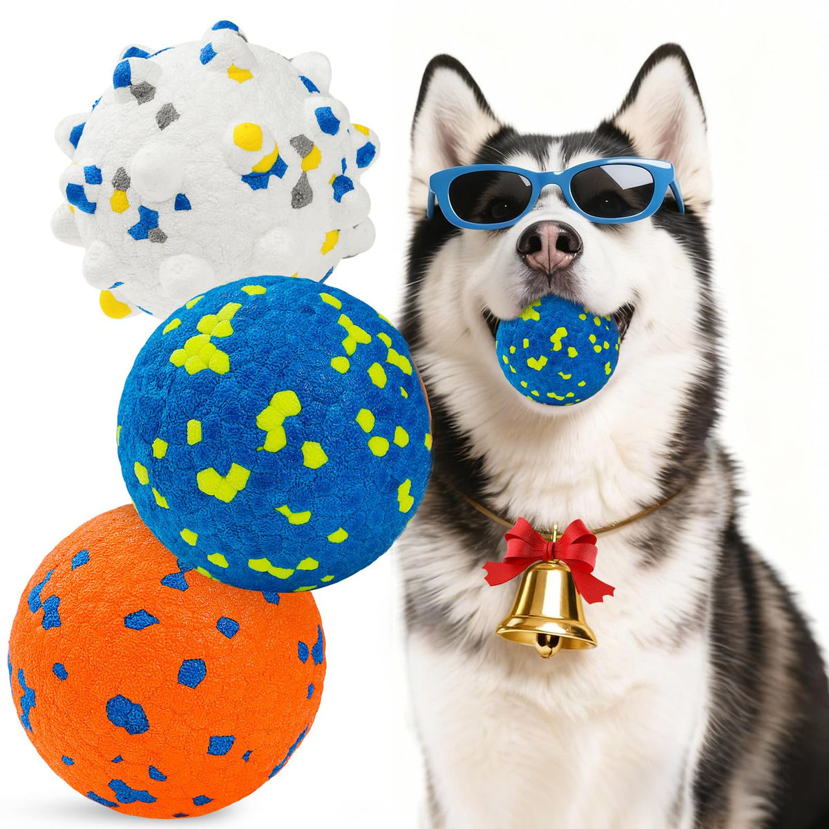 HIPPIH Dog Balls interactive-fetch ball ready for endless fetch and bonding.