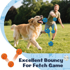 HIPPIH Dog Balls Textured-Spiky-Surface highlights teething relief and tactile variety.