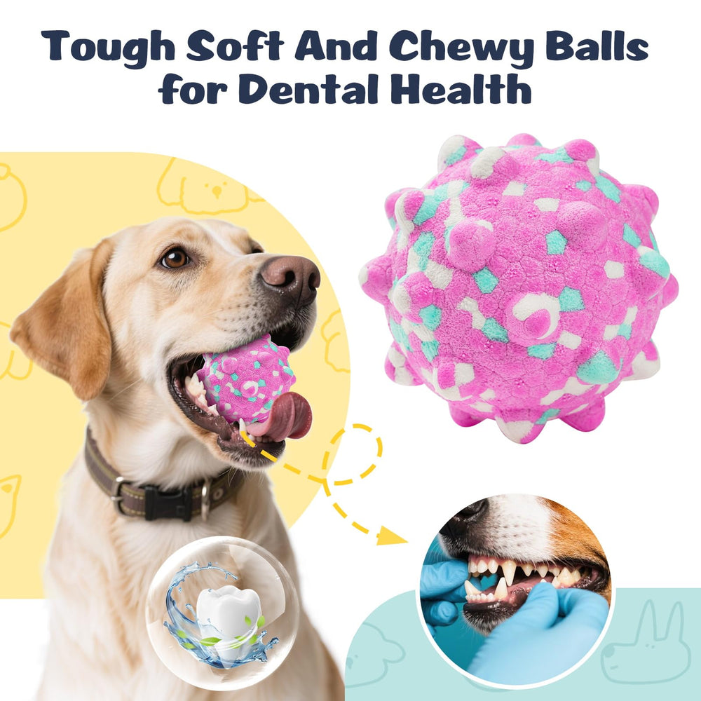 HIPPIH durable teething ball with textured surface supports dental comfort