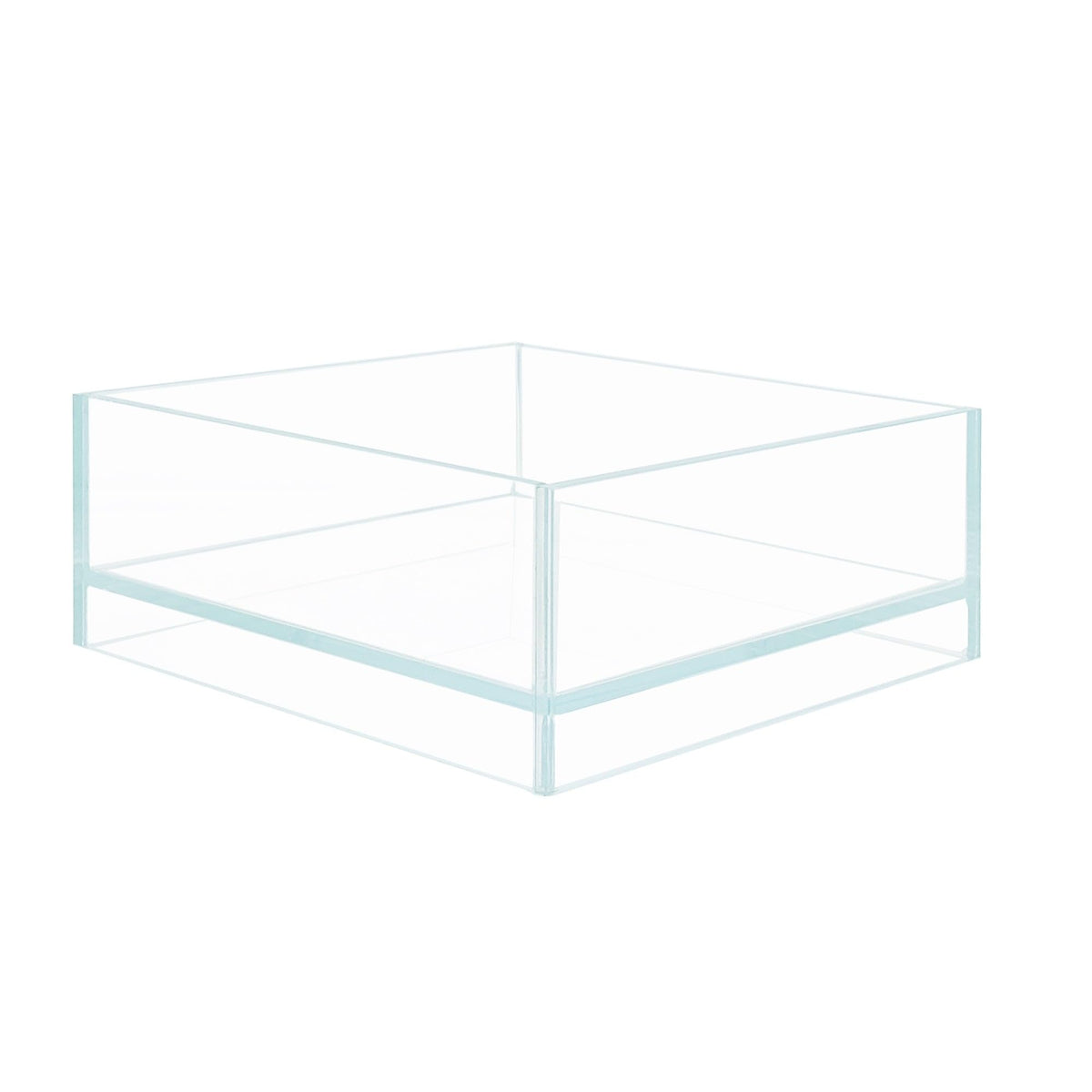 HIRO Aquatics Nano Tall Rimless Aquarium with Floating Air Style creates a serene desktop focal point.