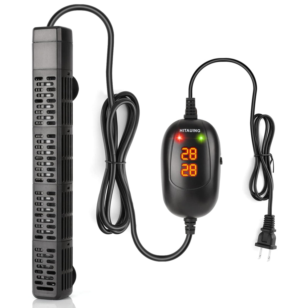 HiTauing aquarium heater exterior digital display helps maintain precise temperature for healthy tanks