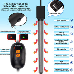 HiTauing heater uses silicon carbide heat conduction for faster, even warming